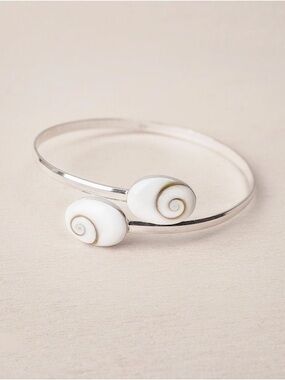 Shiva Eye sterling silver .925 bangle bracelet